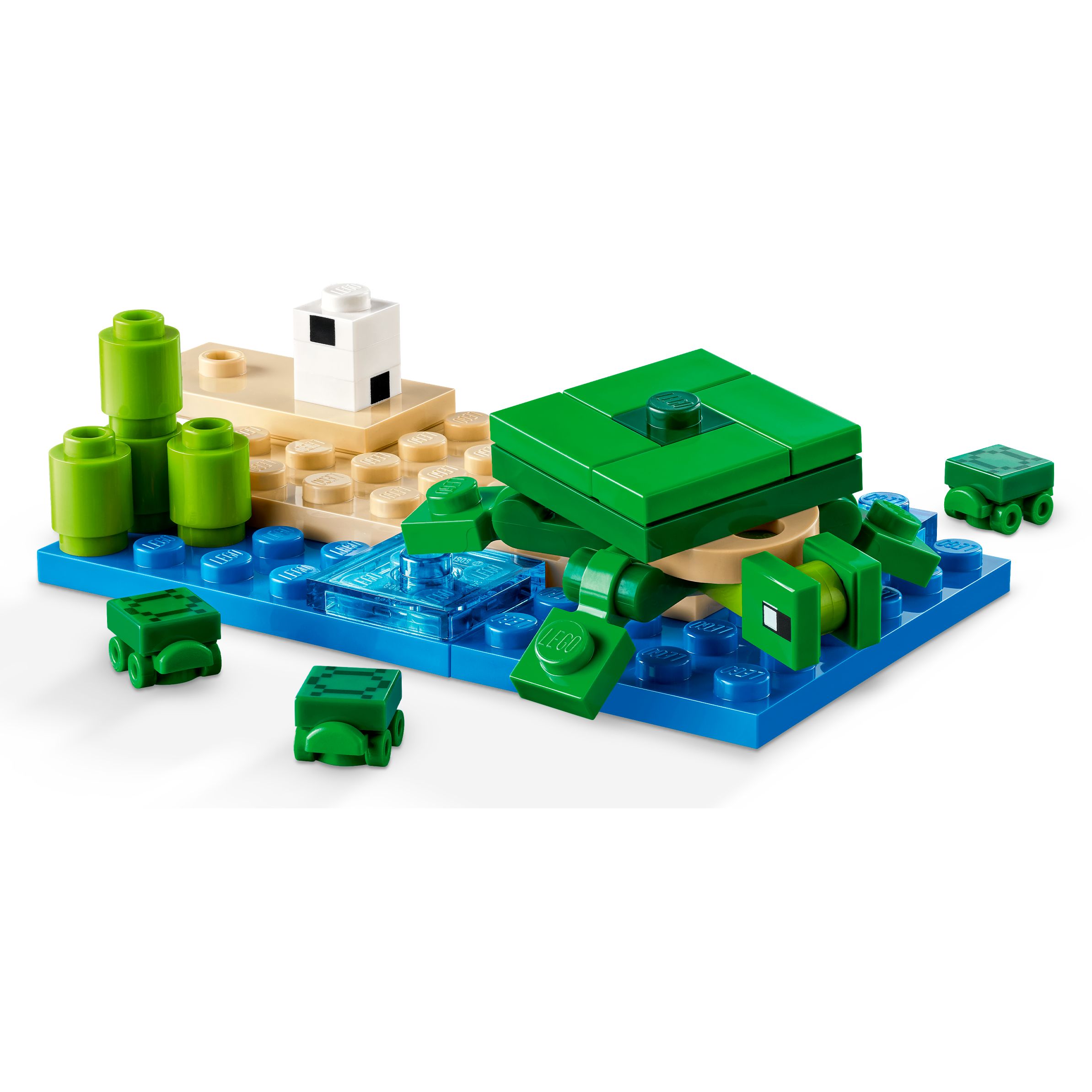 Конструктор LEGO Minecraft Пляжный дом в форме черепах 234 детали (21254) - фото 7