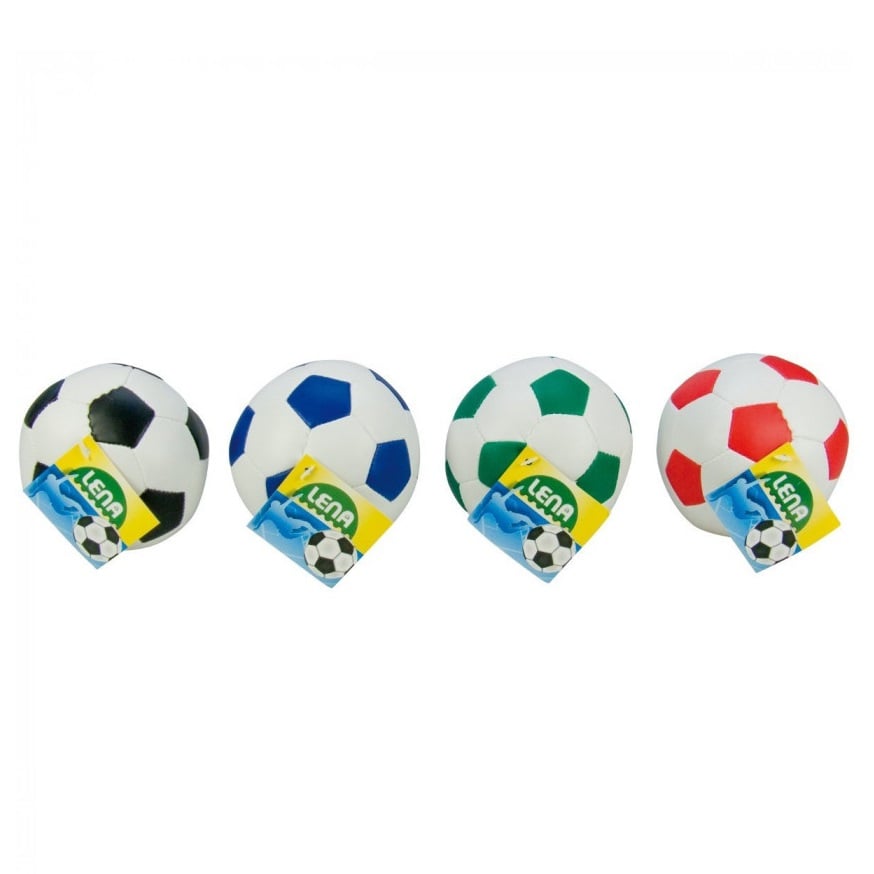 Мяч мягкий футбольный Lena, 10 см, в ассортименте (62176) - фото 1
