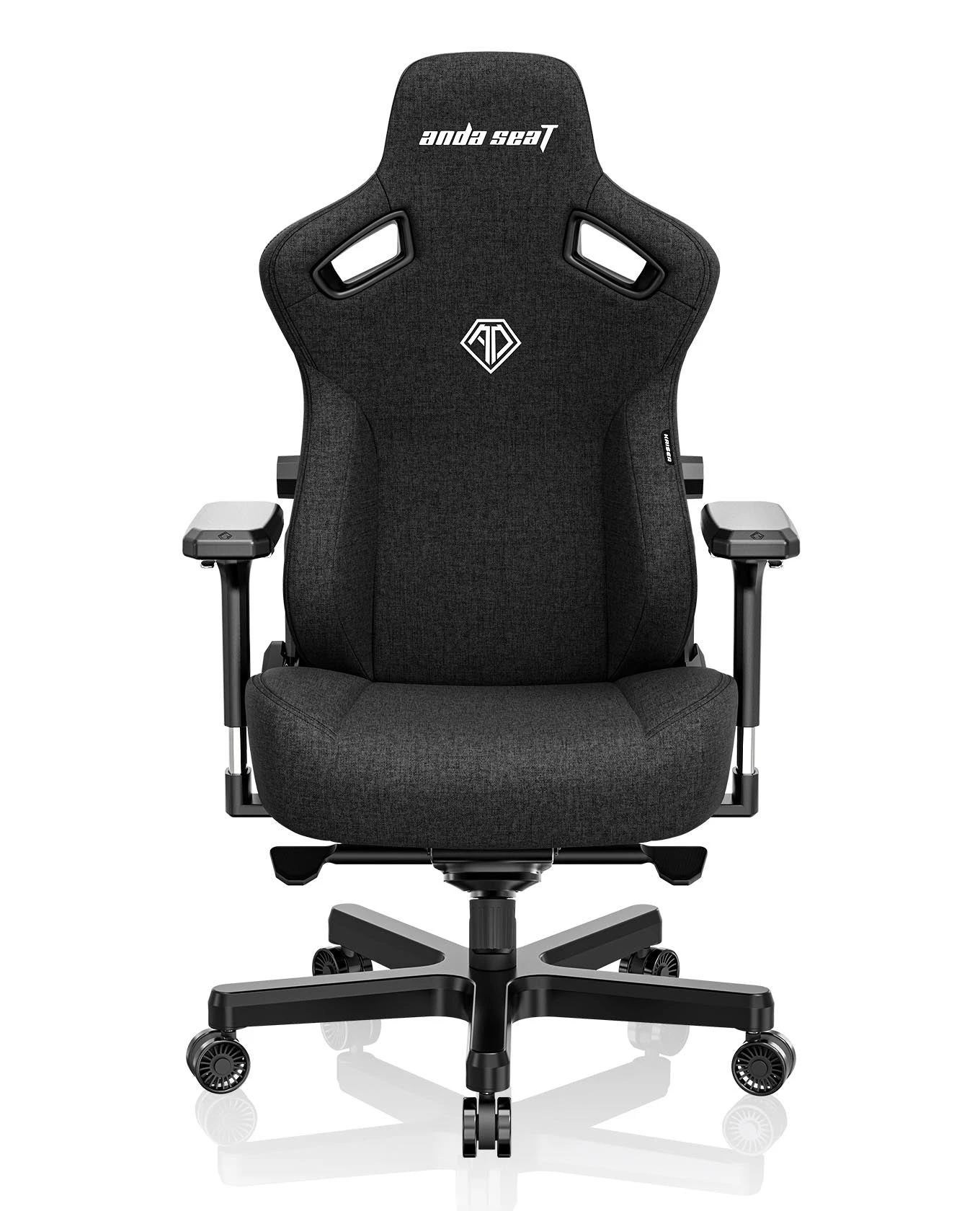 Крісло ігрове Anda Seat Kaiser 3 Size XL Black Fabric (AD12YDC-XL-01-B-CF) - фото 3
