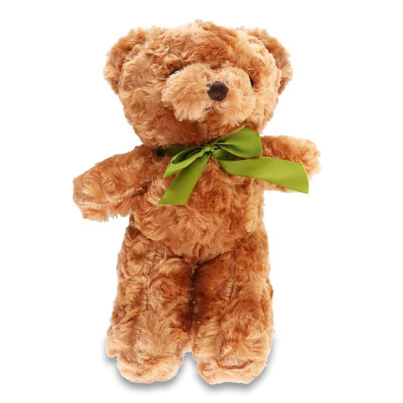 М'яка іграшка Offtop Ведмедик, плюш, 30 см, коричневий (848134) - фото 1