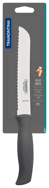 Нож для хлеба Tramontina Soft Plus Grey, 178 мм (6666377) - фото 1