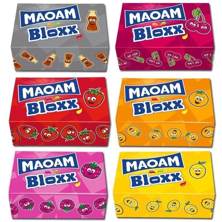 Жевательные конфеты Maoam Bloxx ассорти, 1.1 кг - фото 2