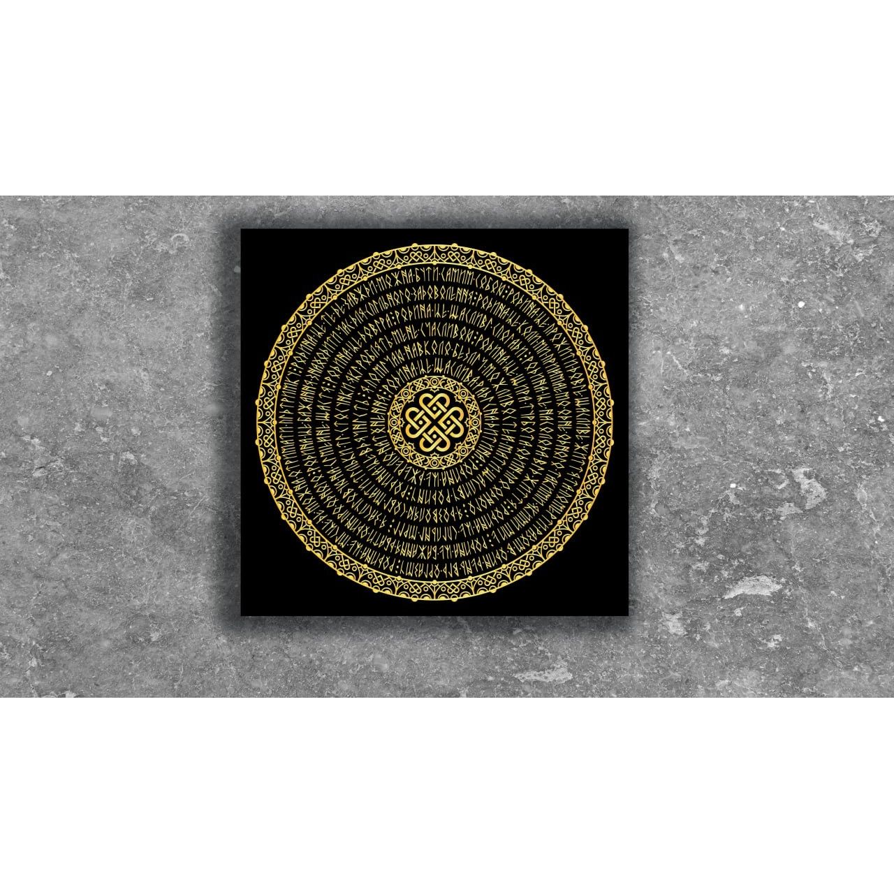 Картина за номерами Strateg & Karpachoff Сім'я сугестивна мандала 40х40 см (2 Mandala (family)) - фото 2