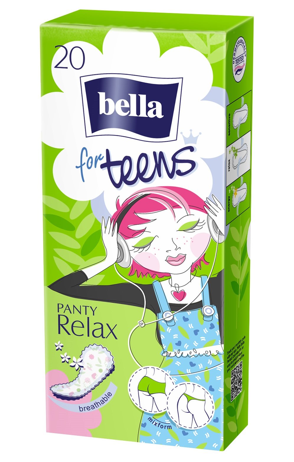 Щоденні прокладки Bella for Teens Relax 20 шт. - фото 1
