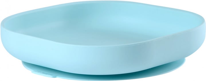 Силиконова тарелка на присоске Beaba Babycook, голубой (913430) - фото 1