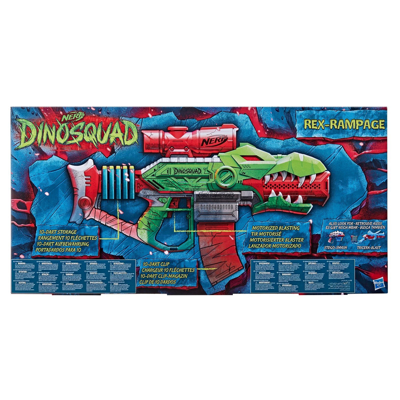 Бластер Hasbro Nerf Dino Rex-Rampage (F0807) - фото 9