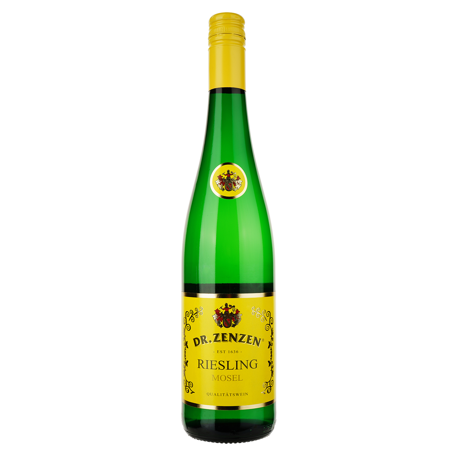 Вино Dr. Zenzen Yellow Label Mosel Riesling, біле, напівсолодке, 10%, 0,75 л (ALR14153) - фото 1