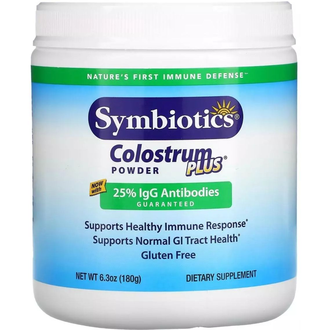 Молозиво Symbiotics Colostrum Plus 3000 мг 180 г - фото 1