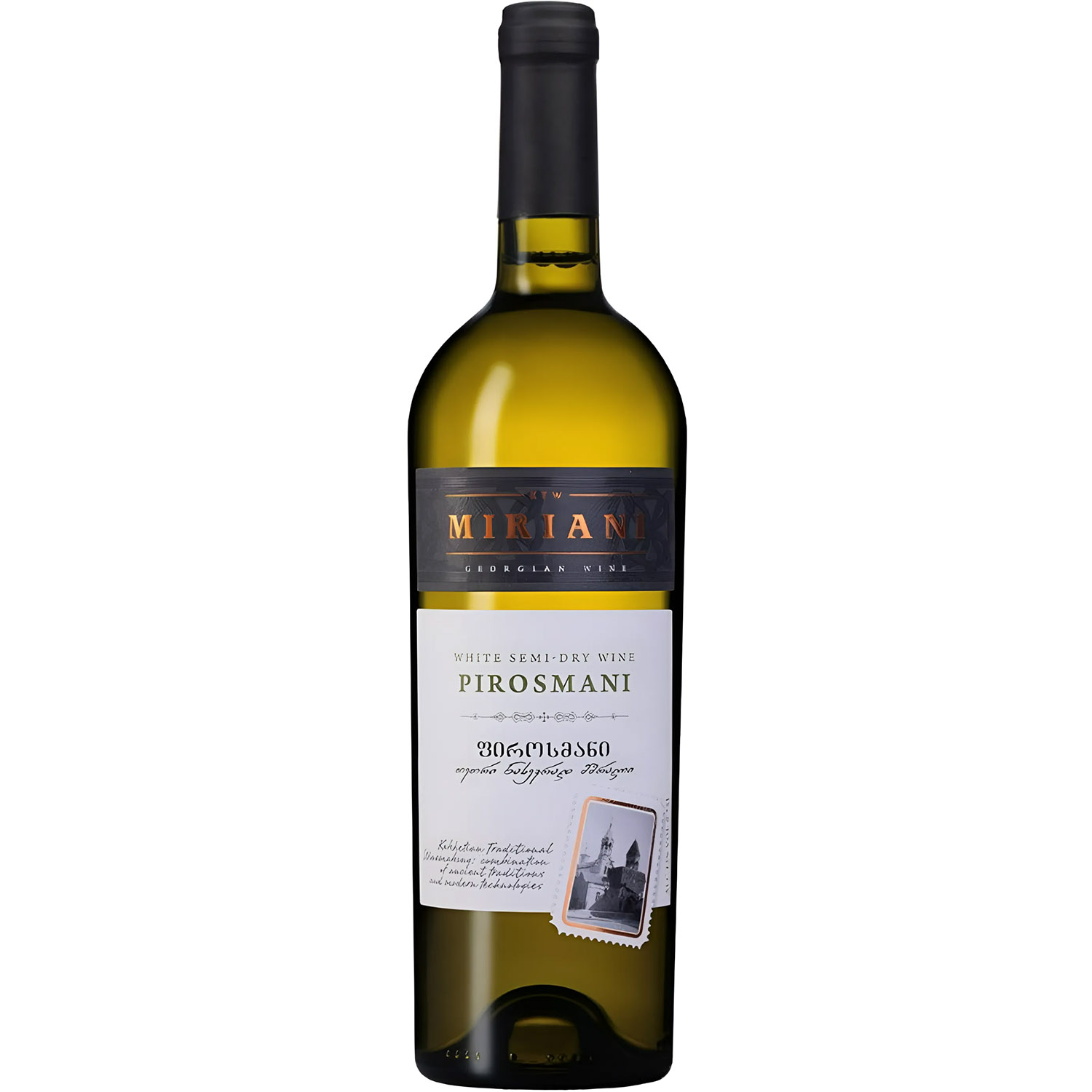 Вино Miriani Pirosmani белое полусухое 0.75 л - фото 1