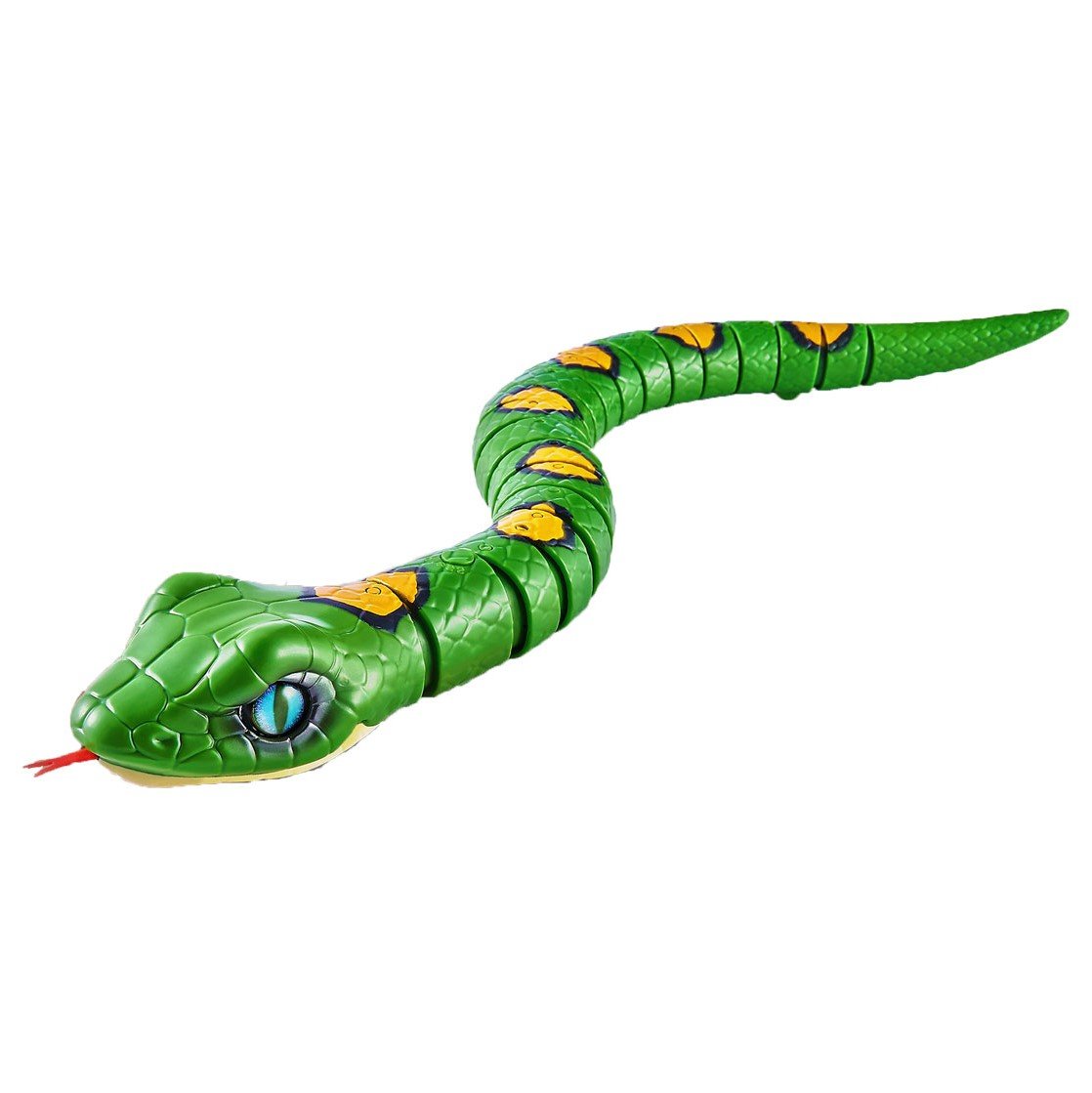 Интерактивная игрушка Robo Alive Cкользящая змея, зеленый (7150-1) - фото 1