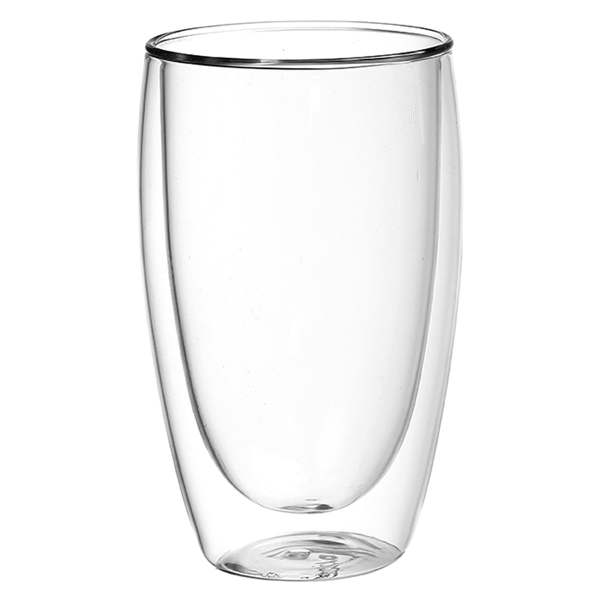 Набір склянок Maxmark із подвійними стінками, 450 мл, прозорий MK-2744DW - фото 1