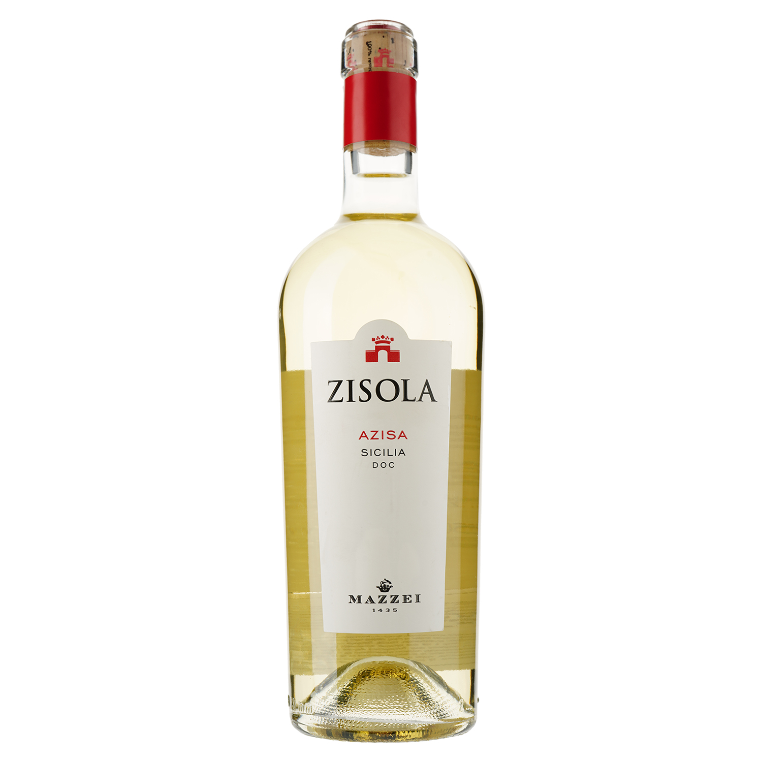 Вино Marchesi Mazzei Zisola Azisa Sicilia DOC, біле, сухе, 0,75 л - фото 1