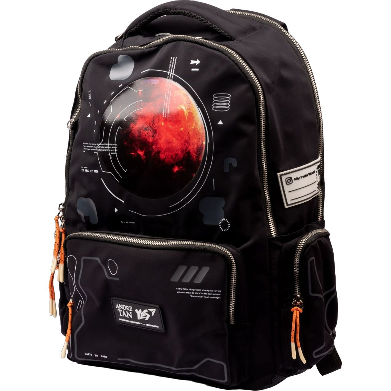 Фото - Шкільний рюкзак (ранець) Yes Рюкзак  T-131 Andre Tan Space black, чорний  (559051)