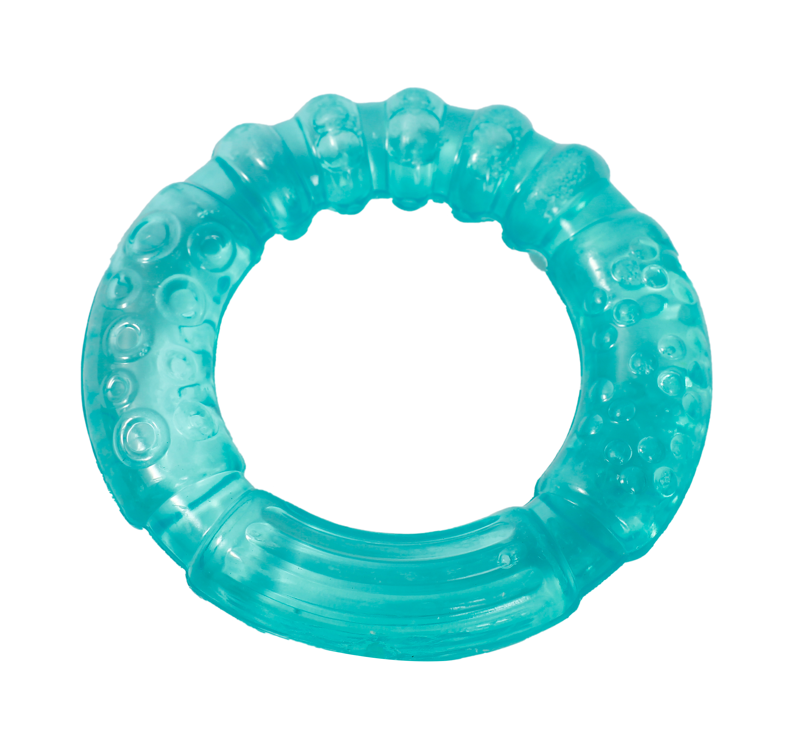 Прорізувач для зубів Lindo, з водою, блакитний (LI 304 гол) - фото 1