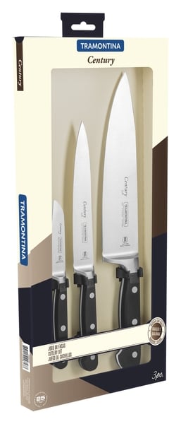 Набор ножей Tramontina Century, 3 предмета (6378418) - фото 2
