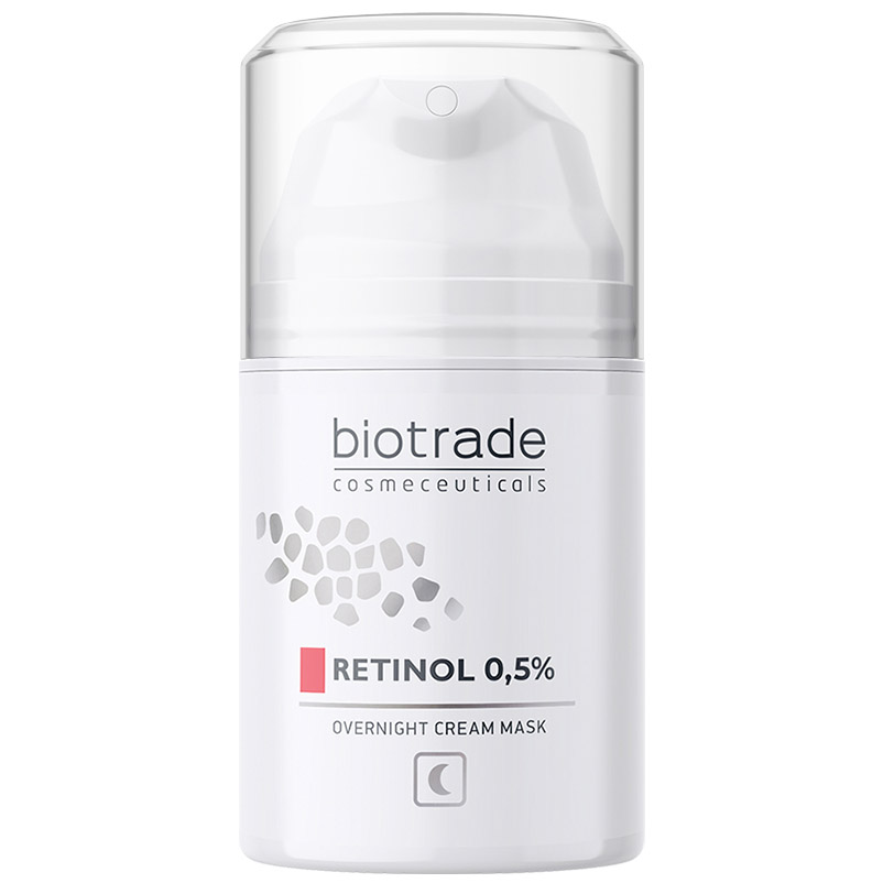 Антивікова нічна крем-маска для обличчя Biotrade Intensive з ретинолом 0.5% 50 мл - фото 1