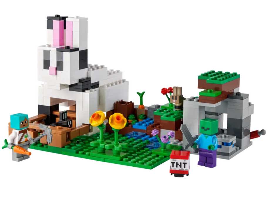 Конструктор LEGO Minecraft Кроличье ранчо, 340 деталей (21181) - фото 7