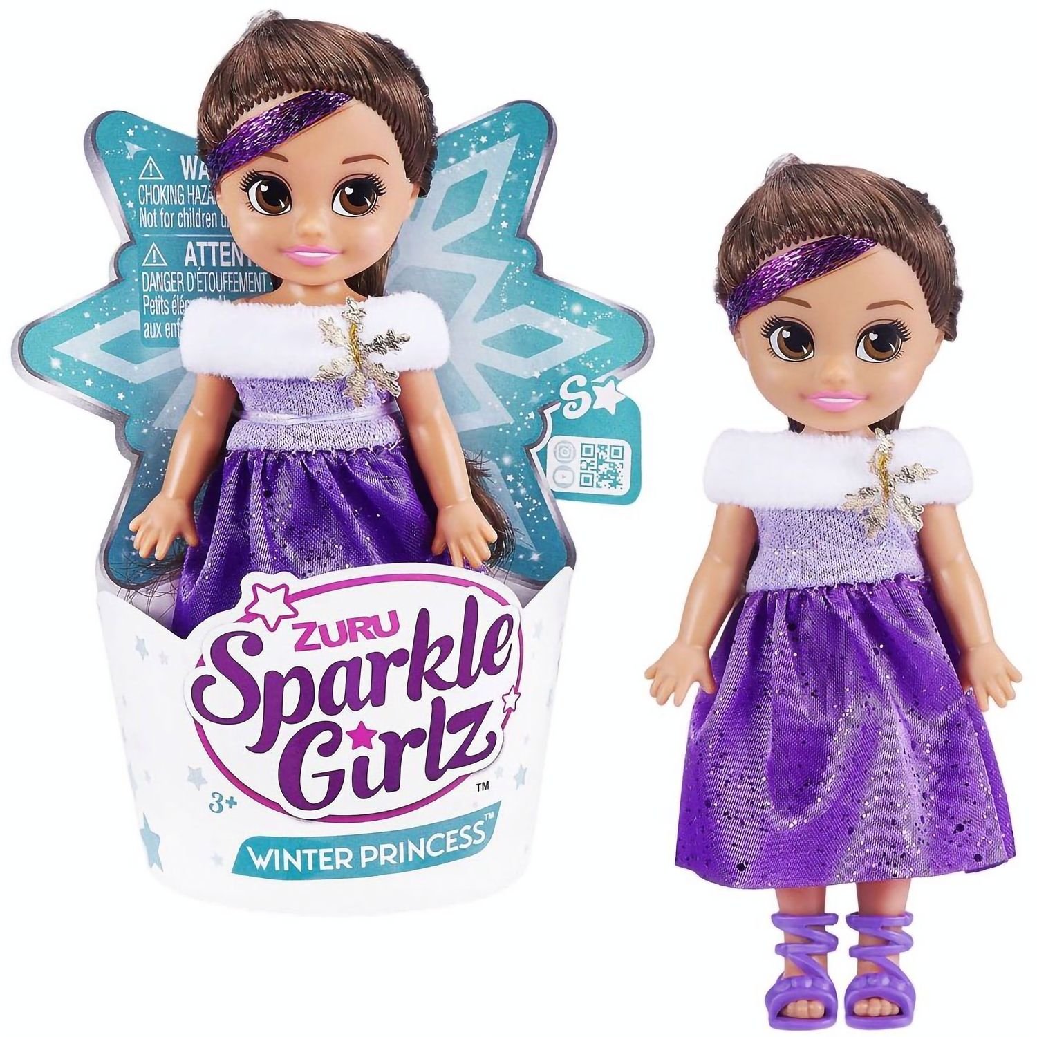 Лялька Zuru Sparkle Girlz Зимова принцеса Фроузі, 12 см (Z10031-1) - фото 2