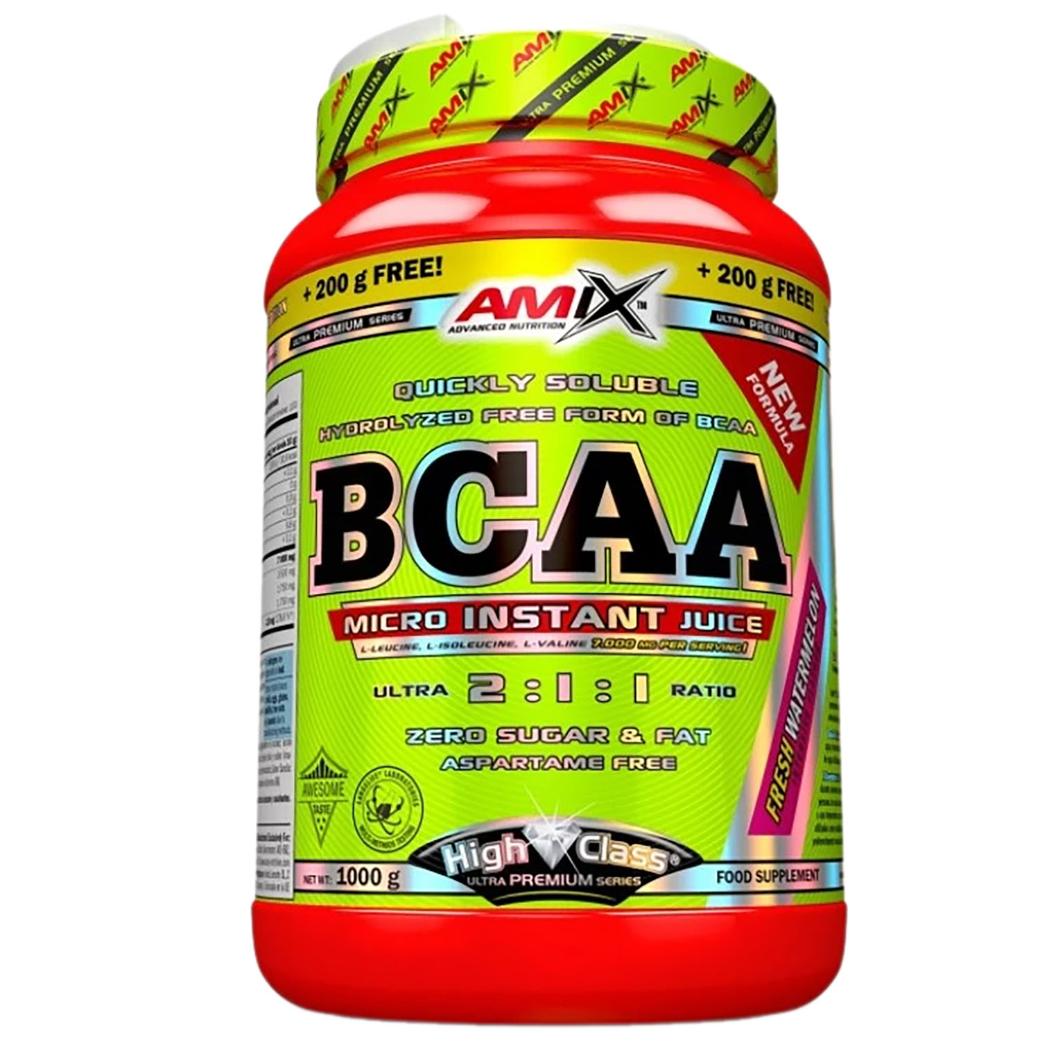 Аминокислоты Amix BCAA Micro Instant Juice лесные фрукты 1 кг - фото 1