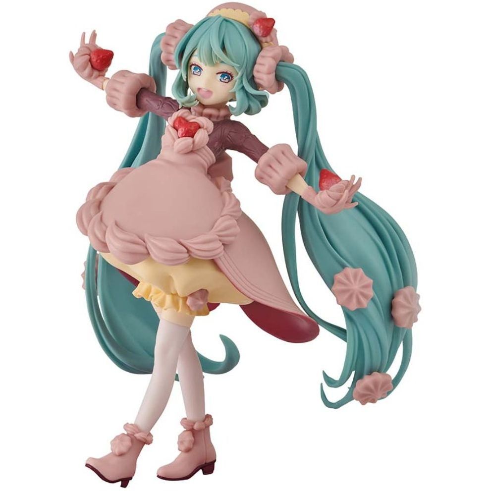 Фигурка FuRyu Вокалоид Хацунэ Мику Vocaloid Hatsune Miku Sweet Sweet Strawberry Choco Short 17 см WST VC HM 1 - фото 1