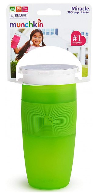 Чашка непроливна Munchkin Miracle 360, 414 мл, зелений (17109.02) - фото 2
