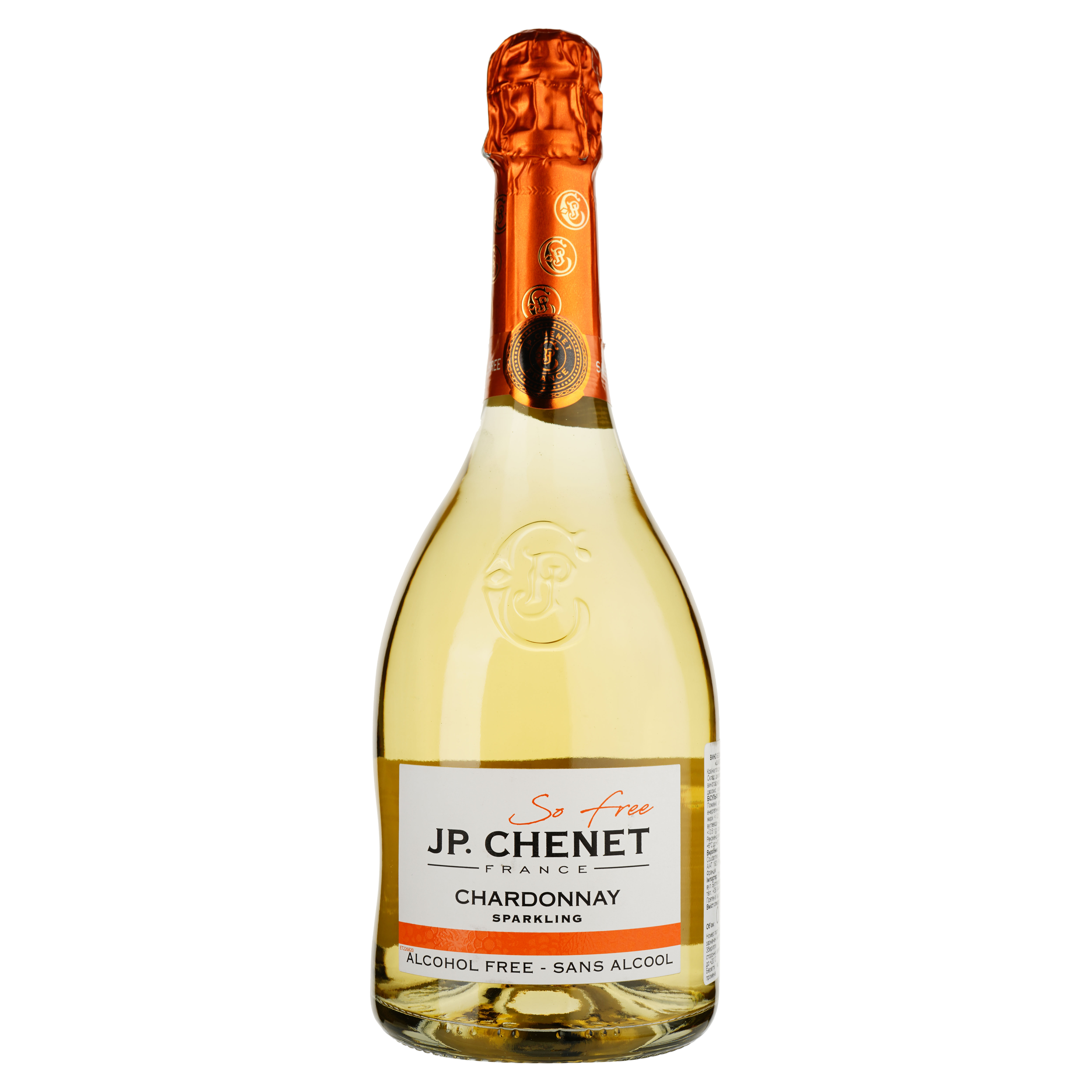 Вино игристое безалкогольное J.P. Chenet Chardonnay Sparkling белое сладкое 0.75 л - фото 1