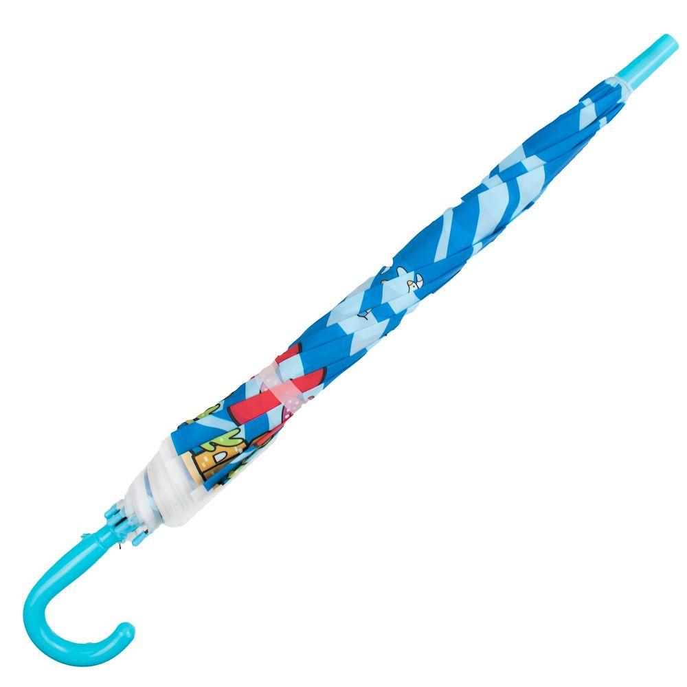 Дитяча парасолька-палиця напівавтомат Torm 83 см синя - фото 4