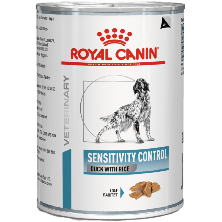 Влажный корм для взрослых собак Royal Canin Sensitivity Control Duck при пищевых аллергиях 420 г - фото 1