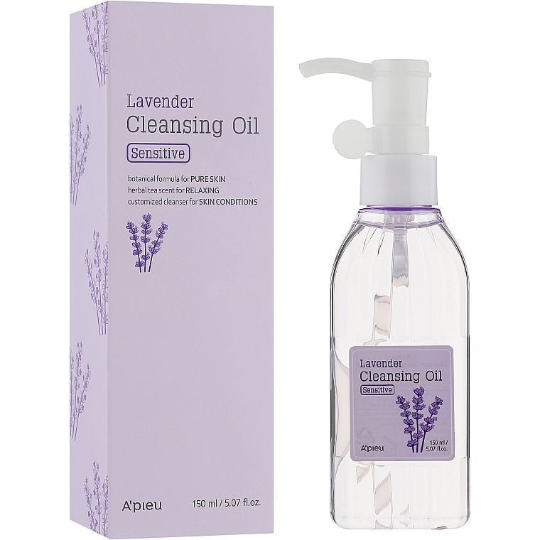 Гидрофильное масло для лица A'PIEU Lavender Cleansing Oil с лавандой, 150 мл - фото 2