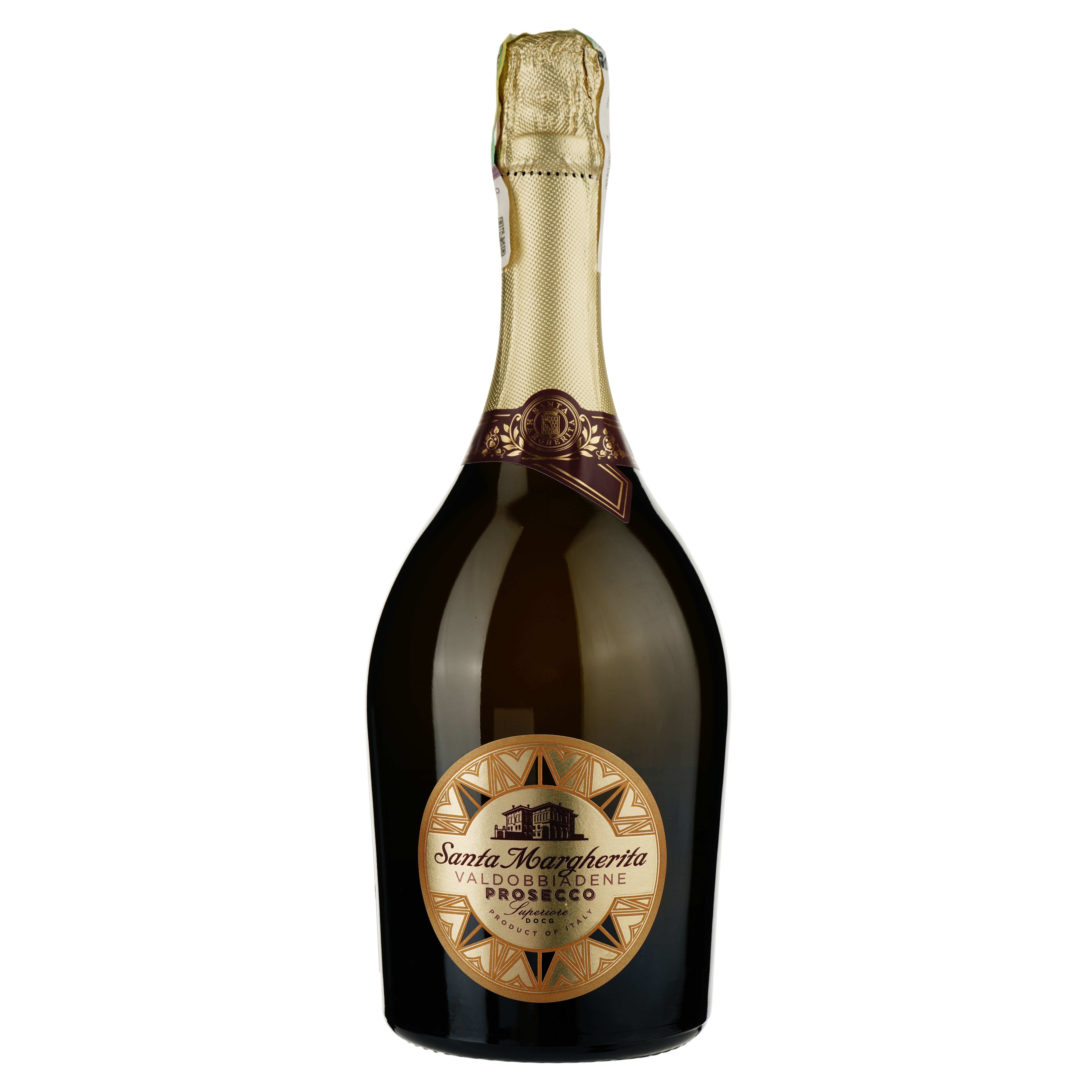 Ігристе вино Santa Margherita Valdobbiadene Prosecco Superire DOCG, біле, брют, 11,5%, 0,75 л - фото 1