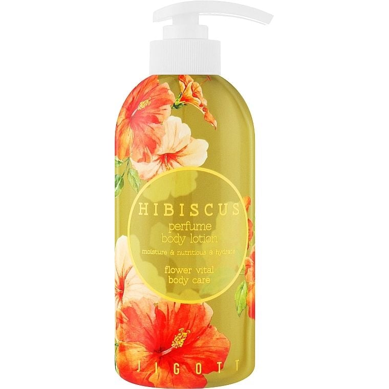 Лосьон для тела Jigott Гибискус Hibiscus Perfume Body Lotion, 500 мл (282140) - фото 1