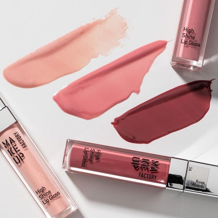 Блиск для губ Make up Factory High Shine Lip Gloss відтінок 56 (Rose Woods) 6.5 мл (375286) - фото 3