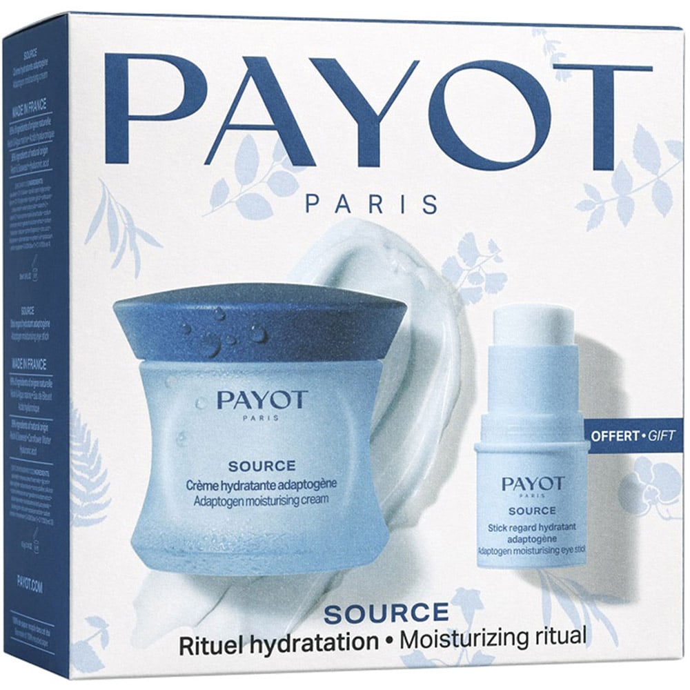 Набор Payot Source для увлажнения кожи лица: крем Adaptogen Moisturising Cream 50 мл + стик Аdaptogen Moisturising Eye Stick 4.5 г - фото 2