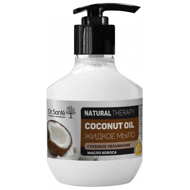 Рідке мило Dr. Sante Natural Therapy Coconut Oil, 250 мл - фото 1