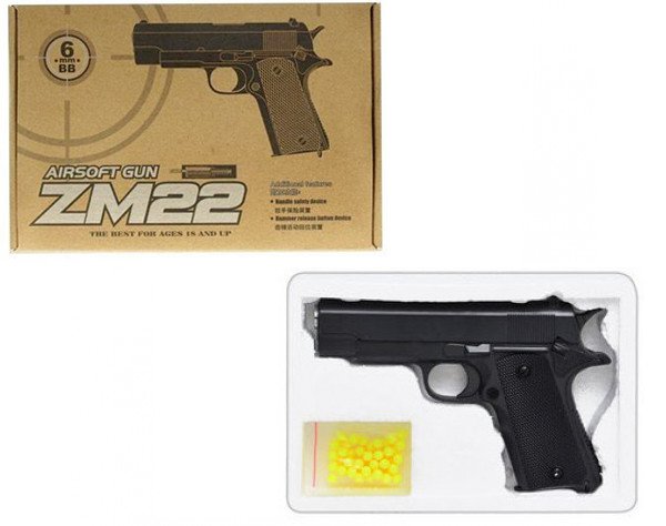 Металевий пістолет Cyma ZM22 - фото 3