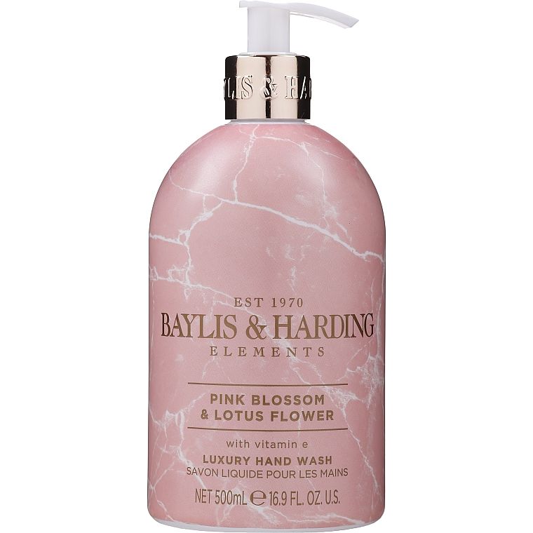 Жидкое мыло для рук Baylis & Harding Elements Pink Blossom & Lotus Flower 500 мл - фото 1