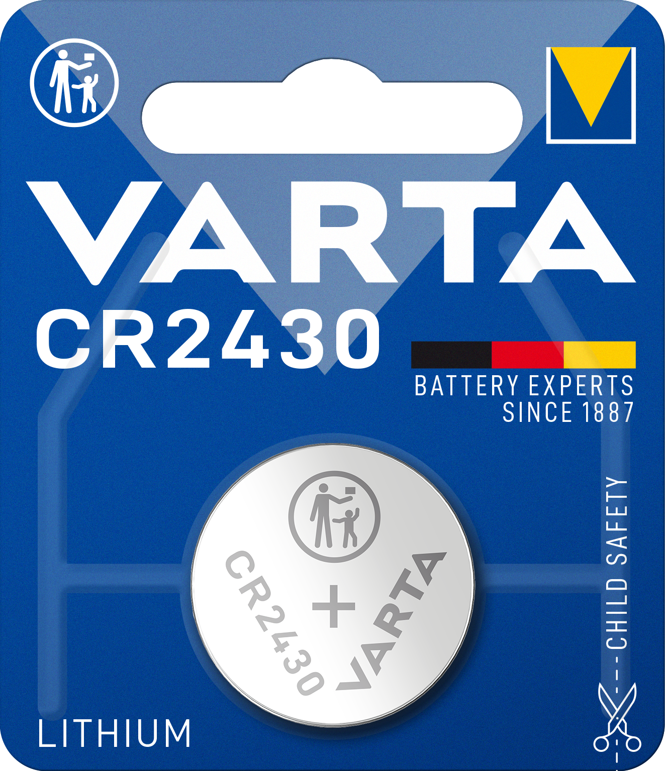 Батарейка Varta CR 2430 Bli 1 Lithium, 1 шт. (6430101401) - фото 1