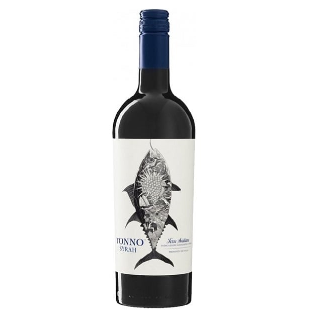 Вино Mare Magnum Syrah Tonno Organic, червоне, сухе, 14,5%, 0,75 л - фото 1