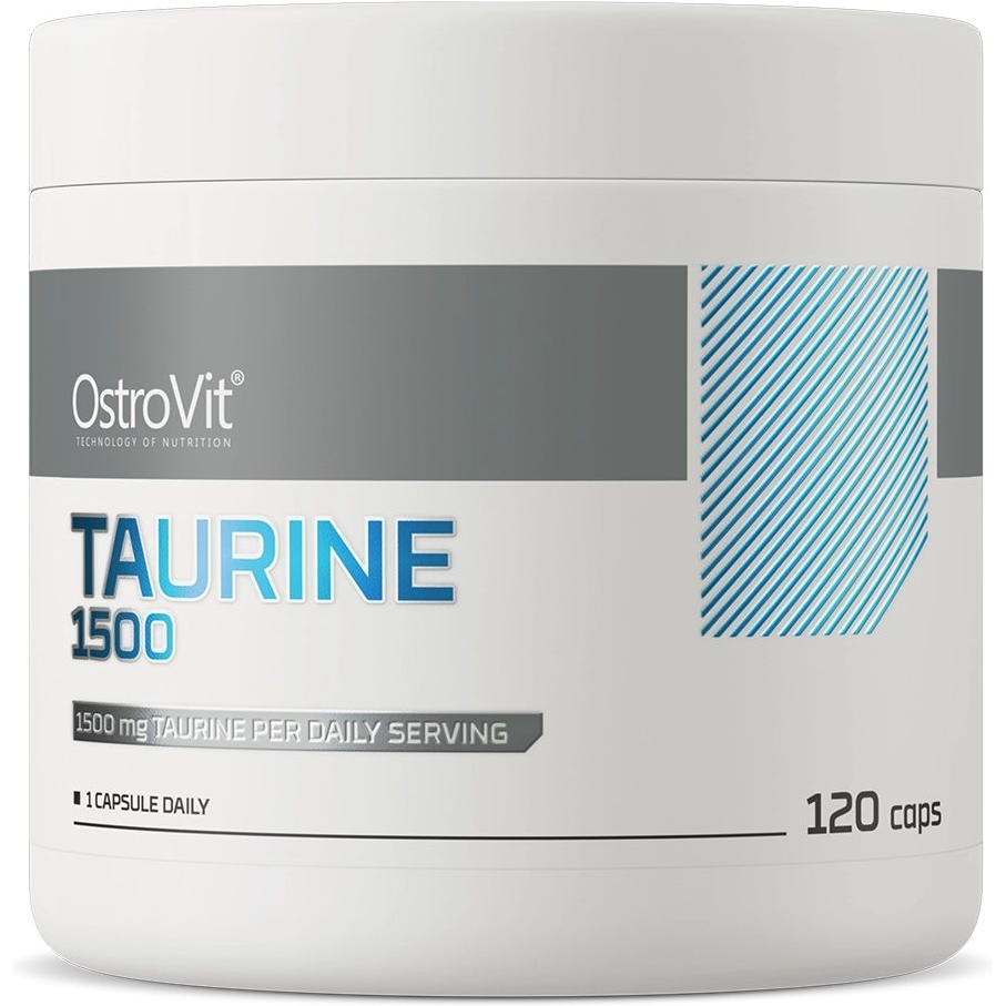 Передтренік OstroVit Supreme Capsules Taurine 1500 мг 120 капсул - фото 1