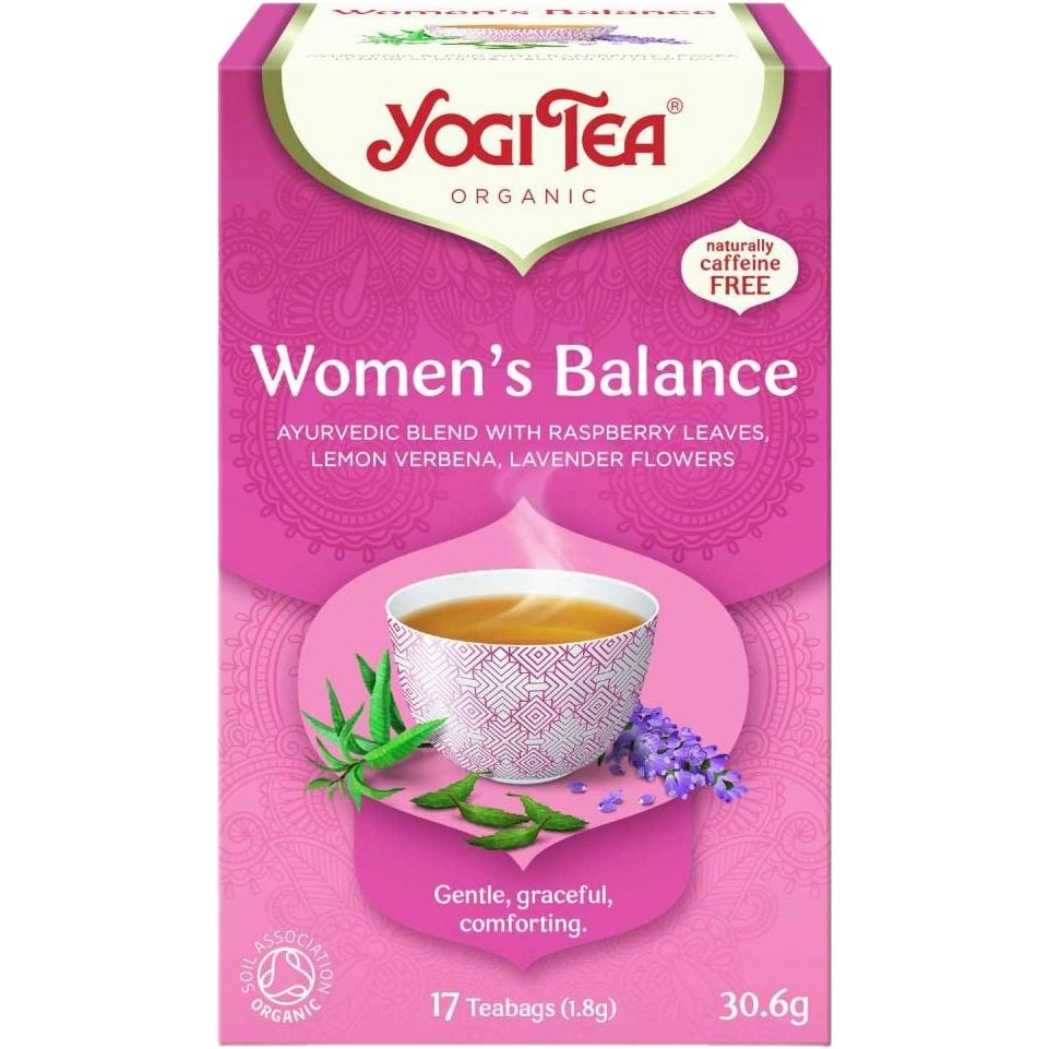 Чай трав'яний Yogi Tea Women's Balance органічний 30.6 г (17 шт. х 1.8 г) - фото 1