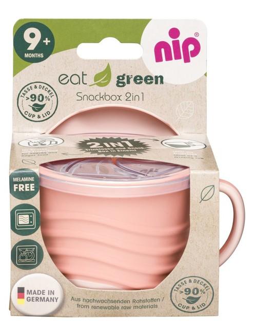 Чашка Nip 2в1 Зелена серія, 250 мл, рожевий (37069) - фото 4