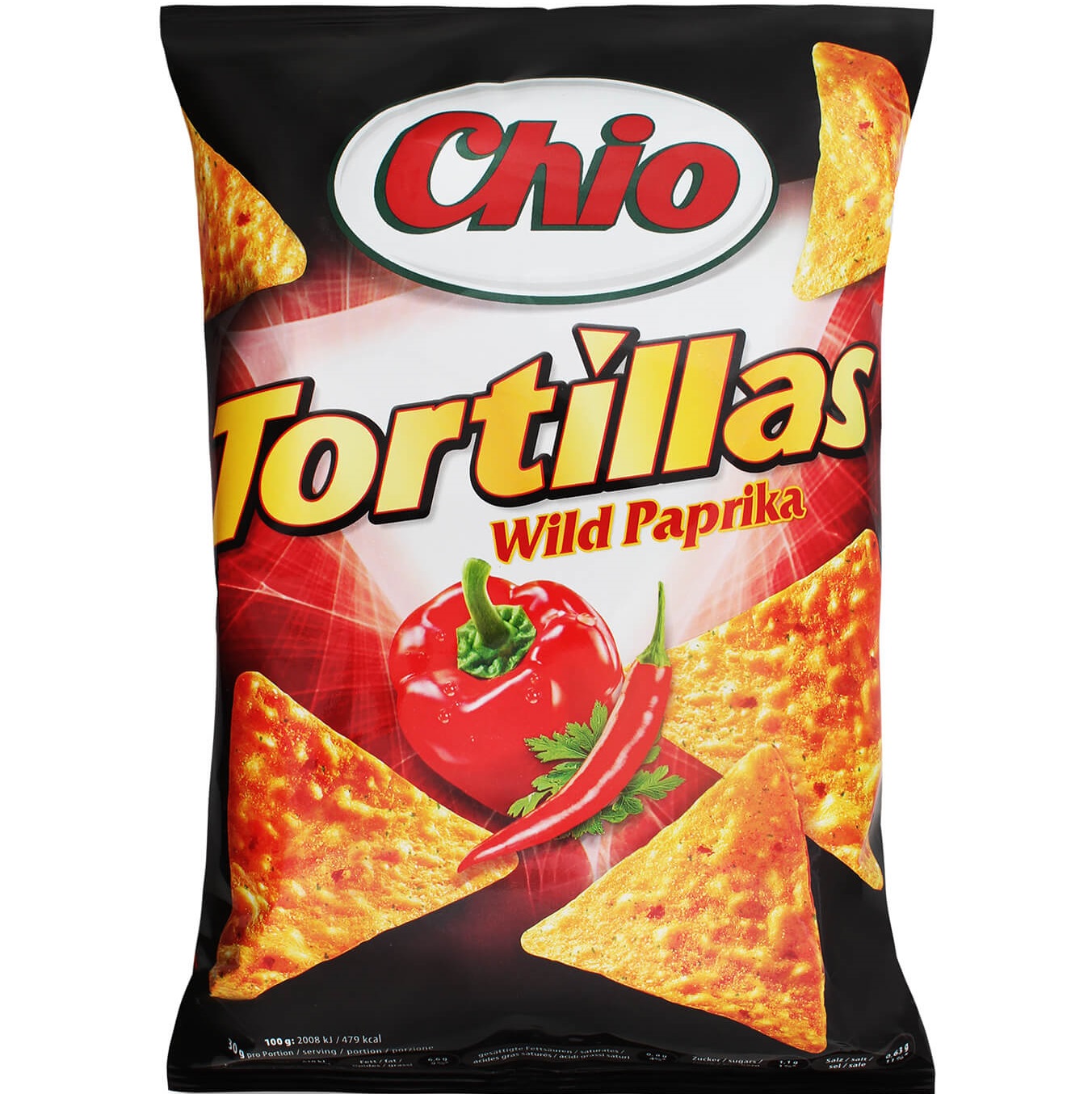 Чипси Chio Tortillas Wild Paprika 125 г (558166) - фото 1