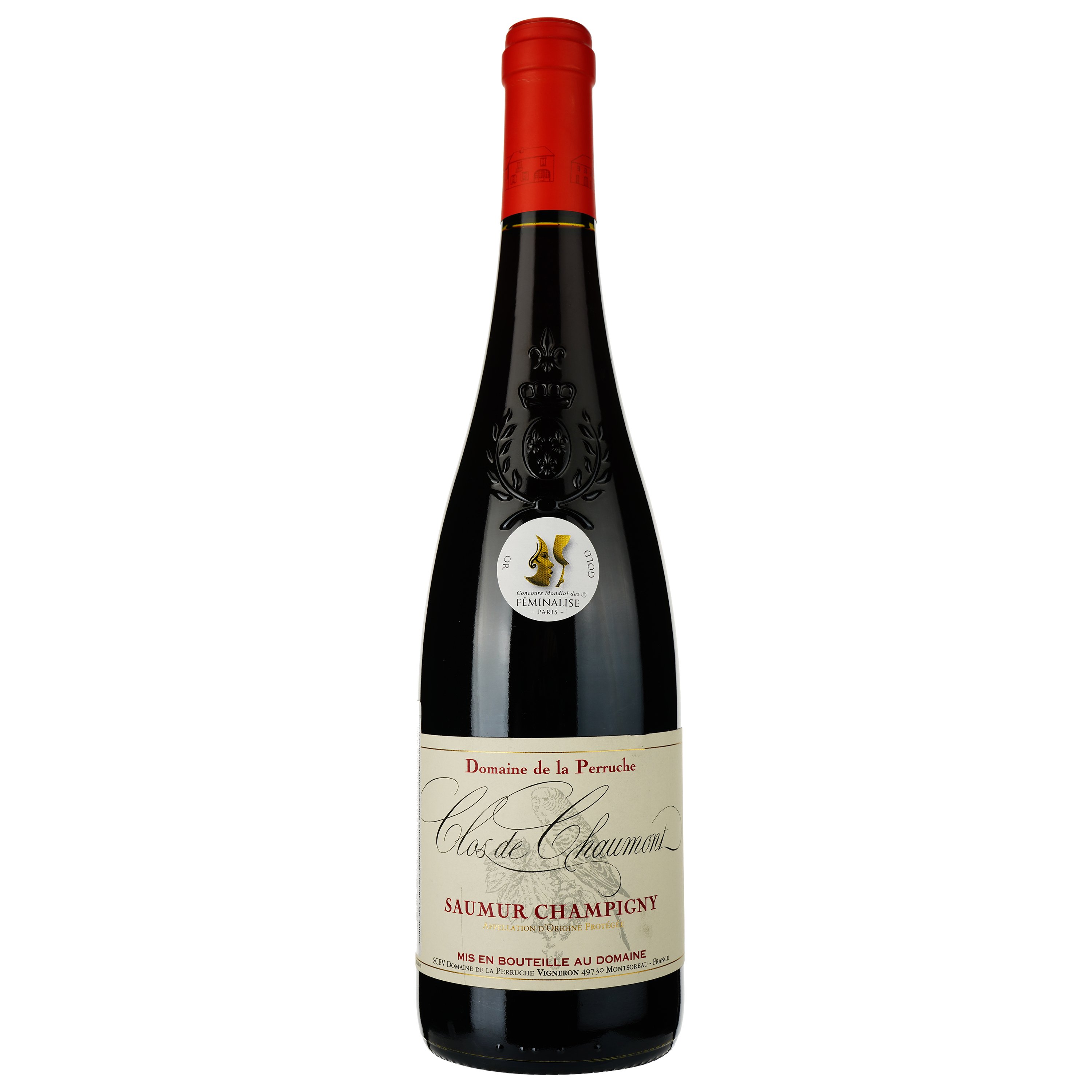 Вино Domaine de la Perruche Saumur Champigny AOP Clos de Chaumont 2020, красное, сухое, 0.75 л - фото 1