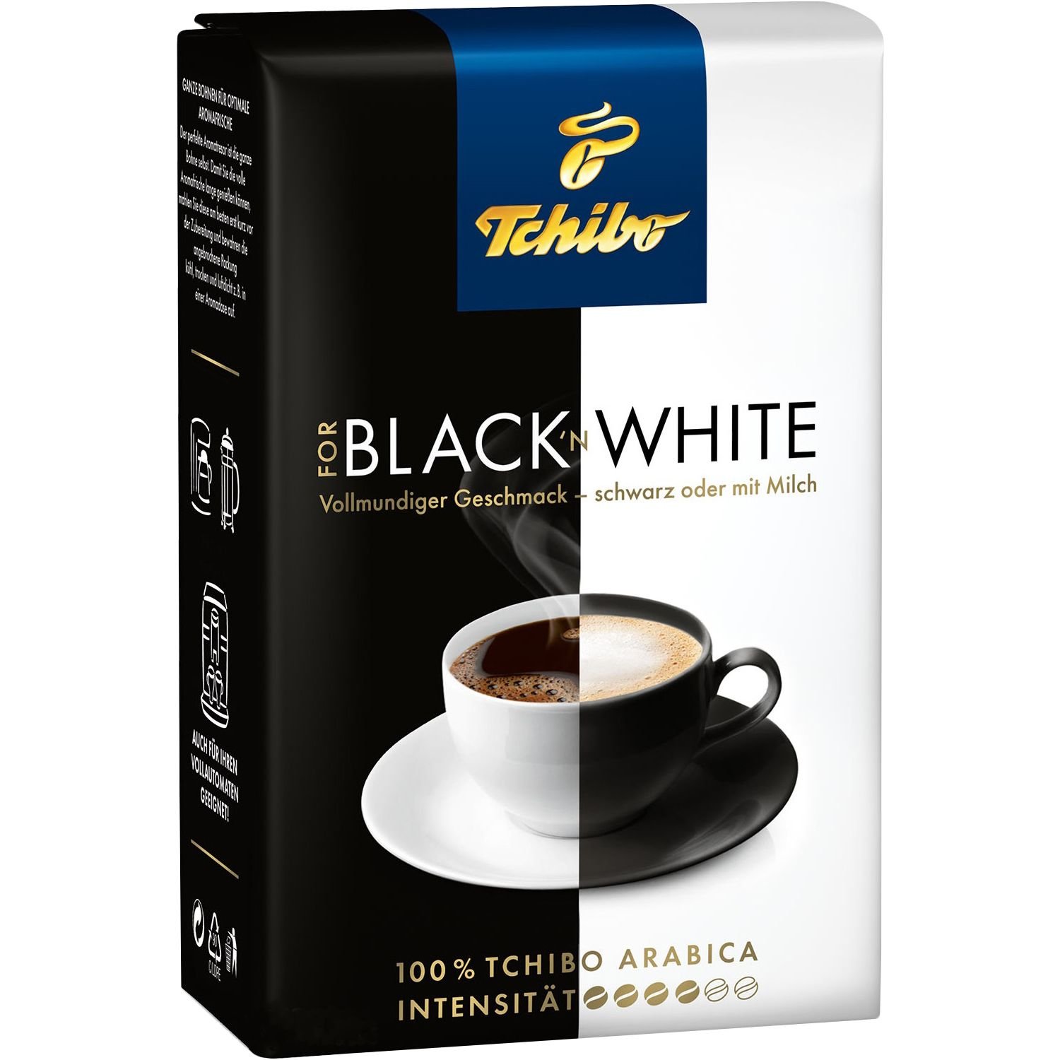 Кава мелена Tchibo Black and White, 250 г (652033) - фото 1