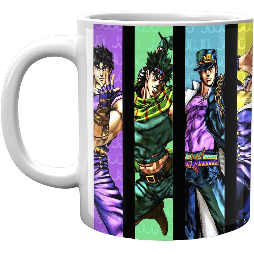 Кружка GeekLand Неймовірні пригоди ДжоДжо JoJo's Bizarre Adventure Головні герої JJ 02.409 - фото 1