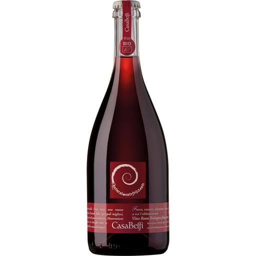 Игристое вино Casa Belfi Naturalmente Frizzante Rosso красное сухое 0.75 л - фото 1
