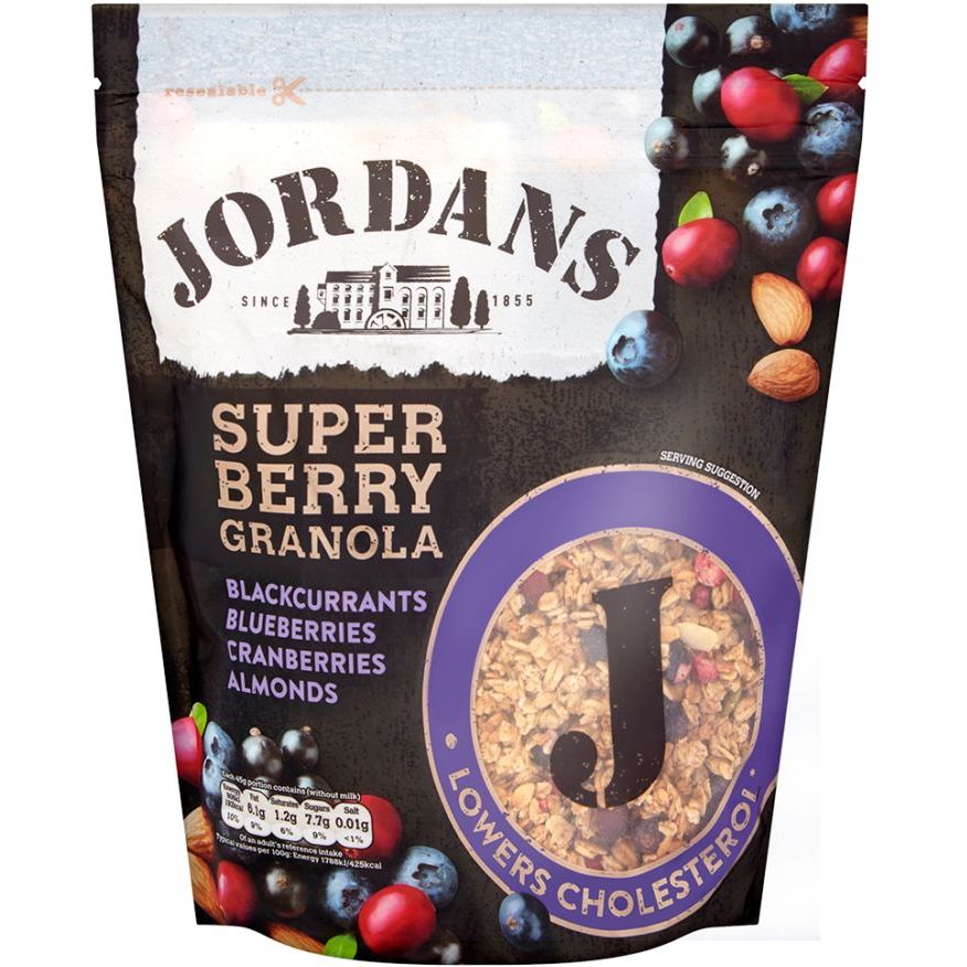 Гранола Jordans Super Berry с ягодами 550 г - фото 1