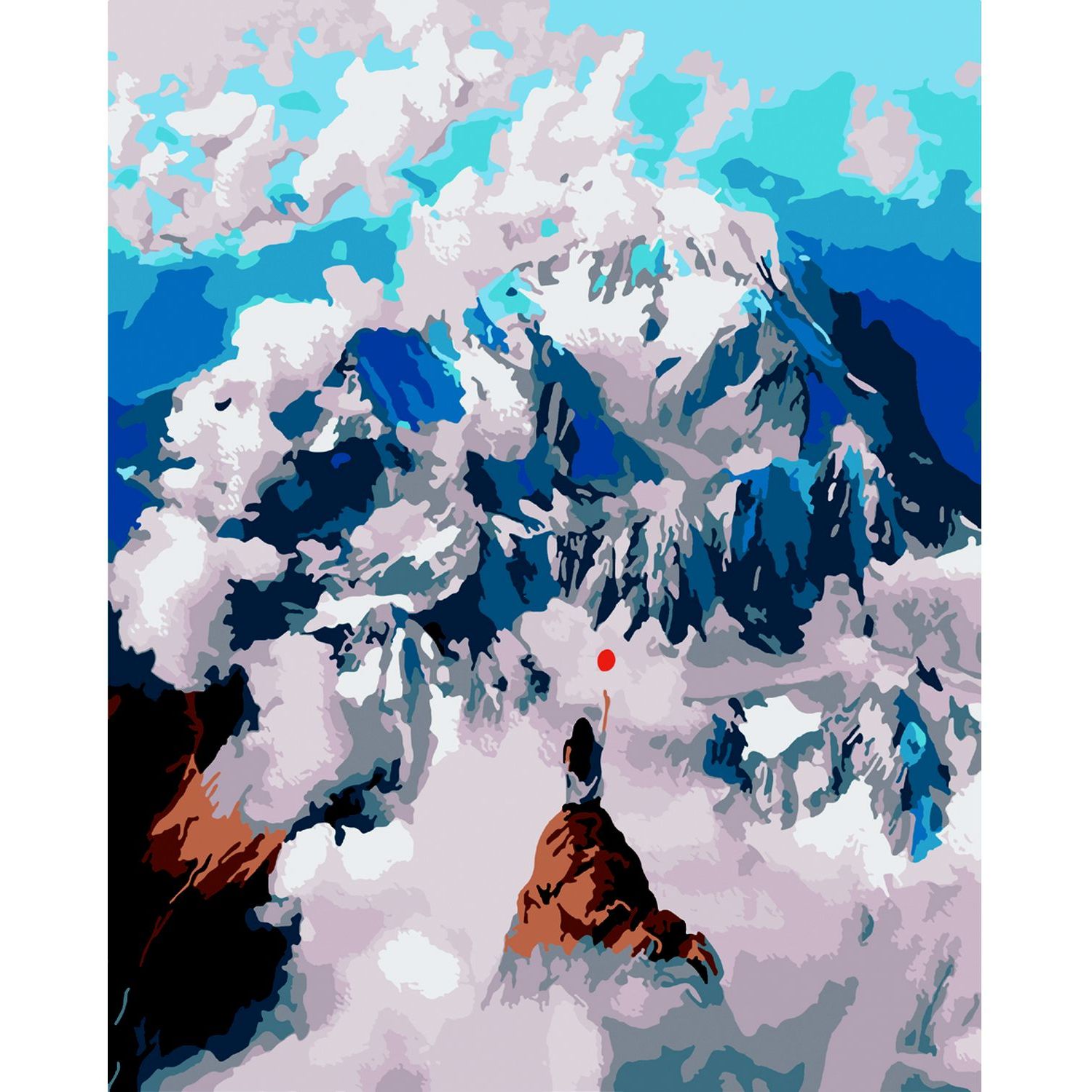 Картина за номерами ZiBi Art Line В хмарах 40х50 см (ZB.64229) - фото 1