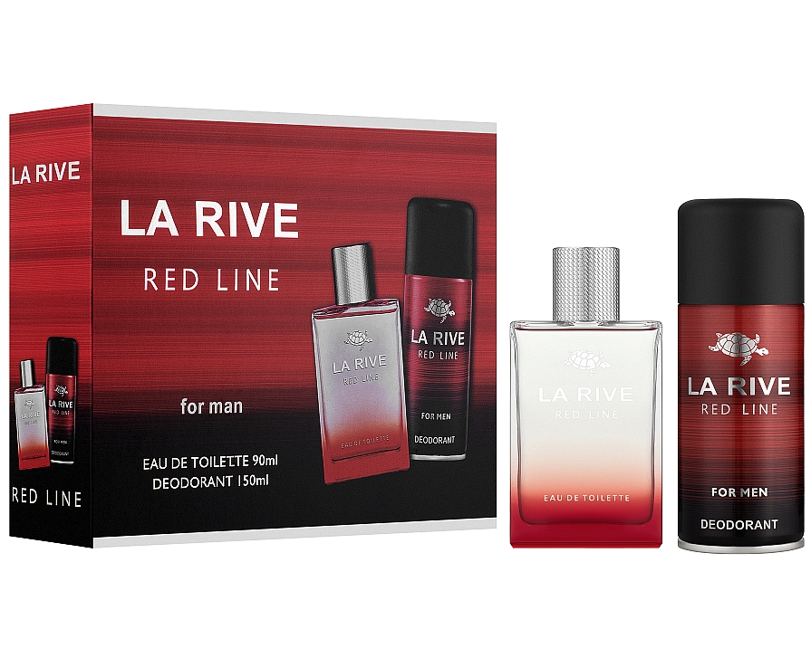 Подарочный набор La Rive Red Line: Туалетная вода 100 мл, + Дезодорант 150 мл - фото 1