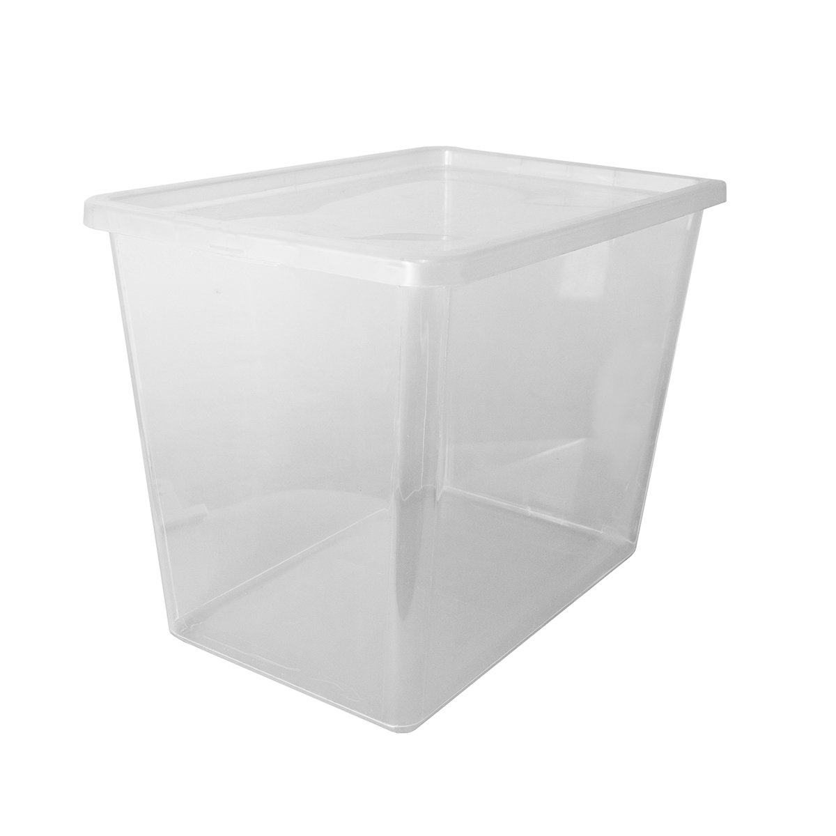 Ящик для зберігання Plast Team Basic, з кришкою, 80 л (2289) - фото 1